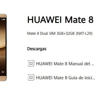 manual de usuario huawei mate 8