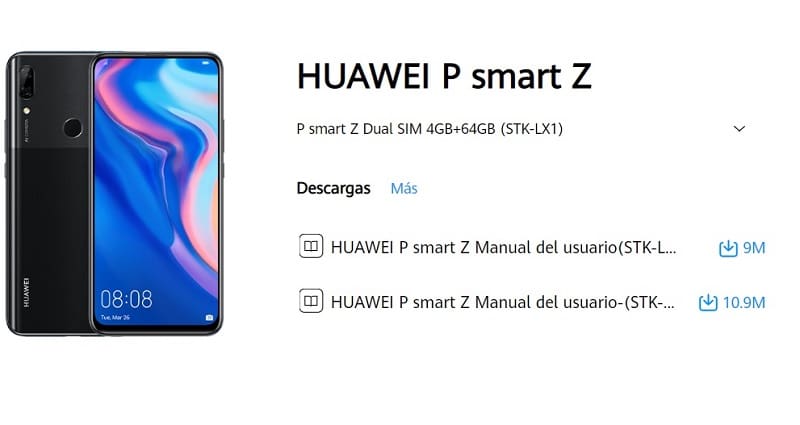 manual de usuario huawei p Smart Z