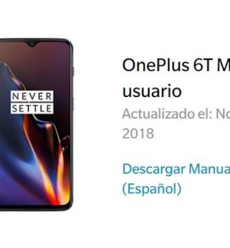 oneplus 6t manual español