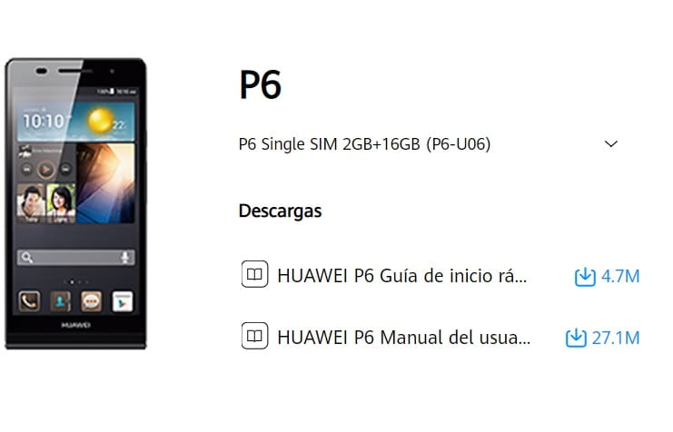 manual de usuario huawei p6 en español pdf.
