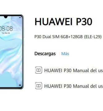manual de usuario huawei p30 en español.