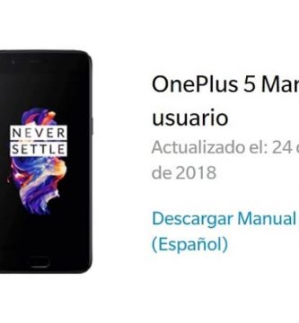 manual usuario one plus 5 español