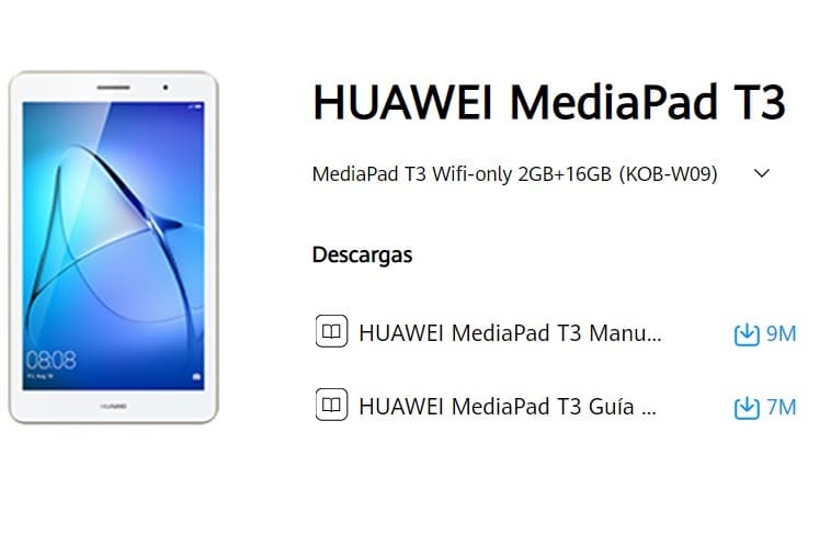 manual de usuario huawei mediapad t3 en español pdf.