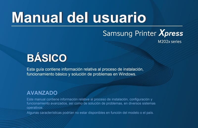 impresora samsung SL M2022 manual en castellano pdf.