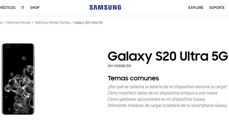 manual de usuario samsung galaxy s20 ultra español pdf.