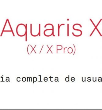 manual de usuario aquaris x pro en español.