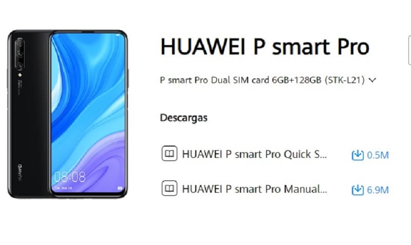 manual de huawei smart p pro