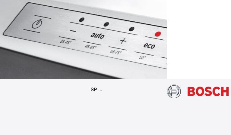 Manual Lavajillas Bosch Silence Plus SPV40E10EU PDF