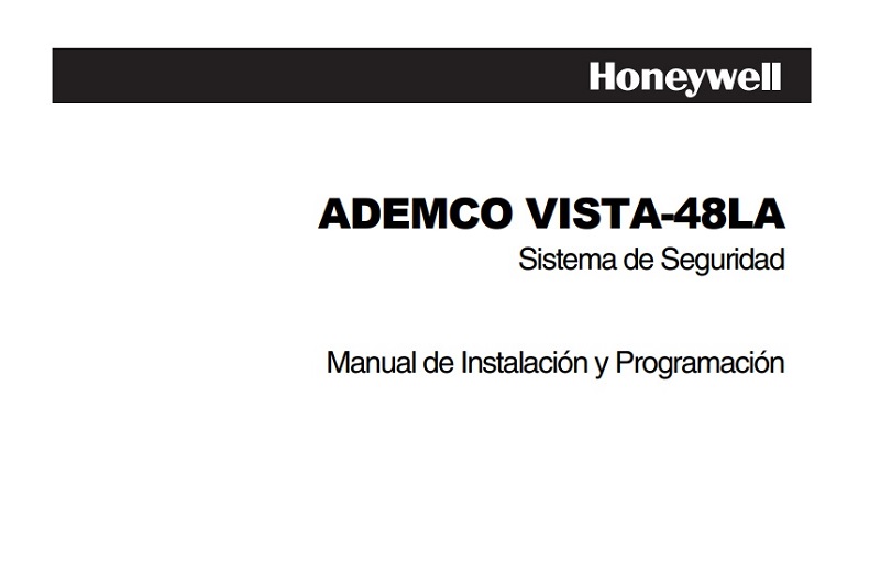 Honeywell ADEMCO VISTA-48LA pdf