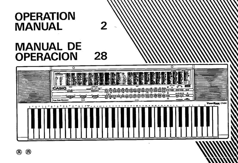 Manual Casio ToneBank CT-650 pdf.