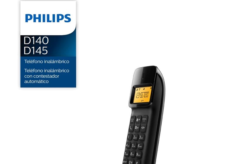 Philips D140 guía de instrucciones pdf.